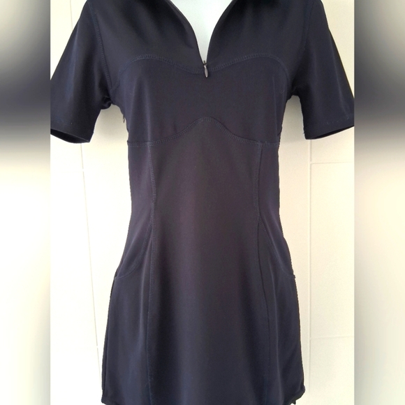 SVNDZ/ Polo Sport Dress/ Navy Blue/ Bodycon/ Size US M - Picture 6 of 14